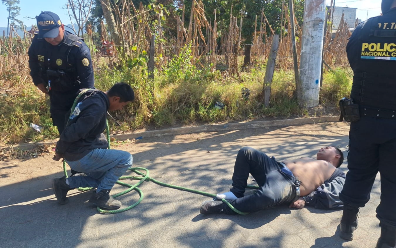 Enfrentamiento en El Tejar deja un agente herido y dos presuntos sicarios capturados